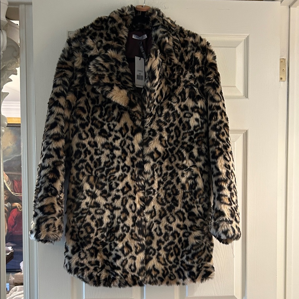 Dex Animal Print Teddy Jacket